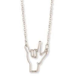 Rocker hand Necklace